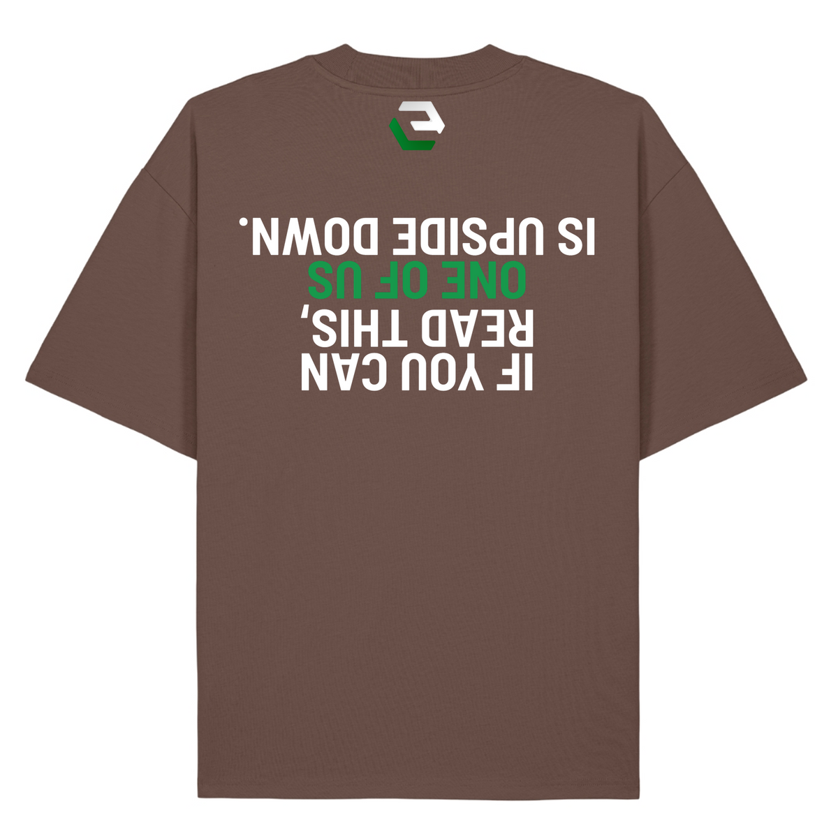 CF Leipzig - Upside Down Male Shirt - Mocha - Rueckseite
