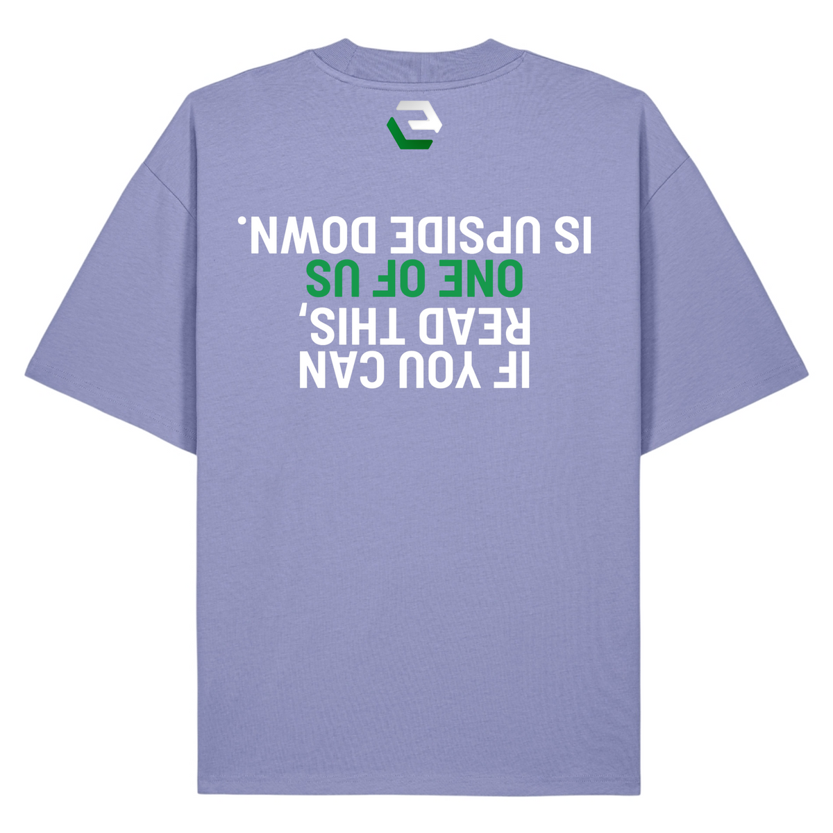 CF Leipzig - Upside Down Male Shirt - Violet - Rueckseite