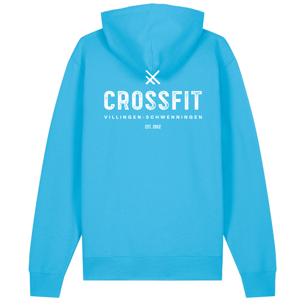 CrossFit VS -Unisex Athlete Hoodie X - Aqua Blue - Rueckseite