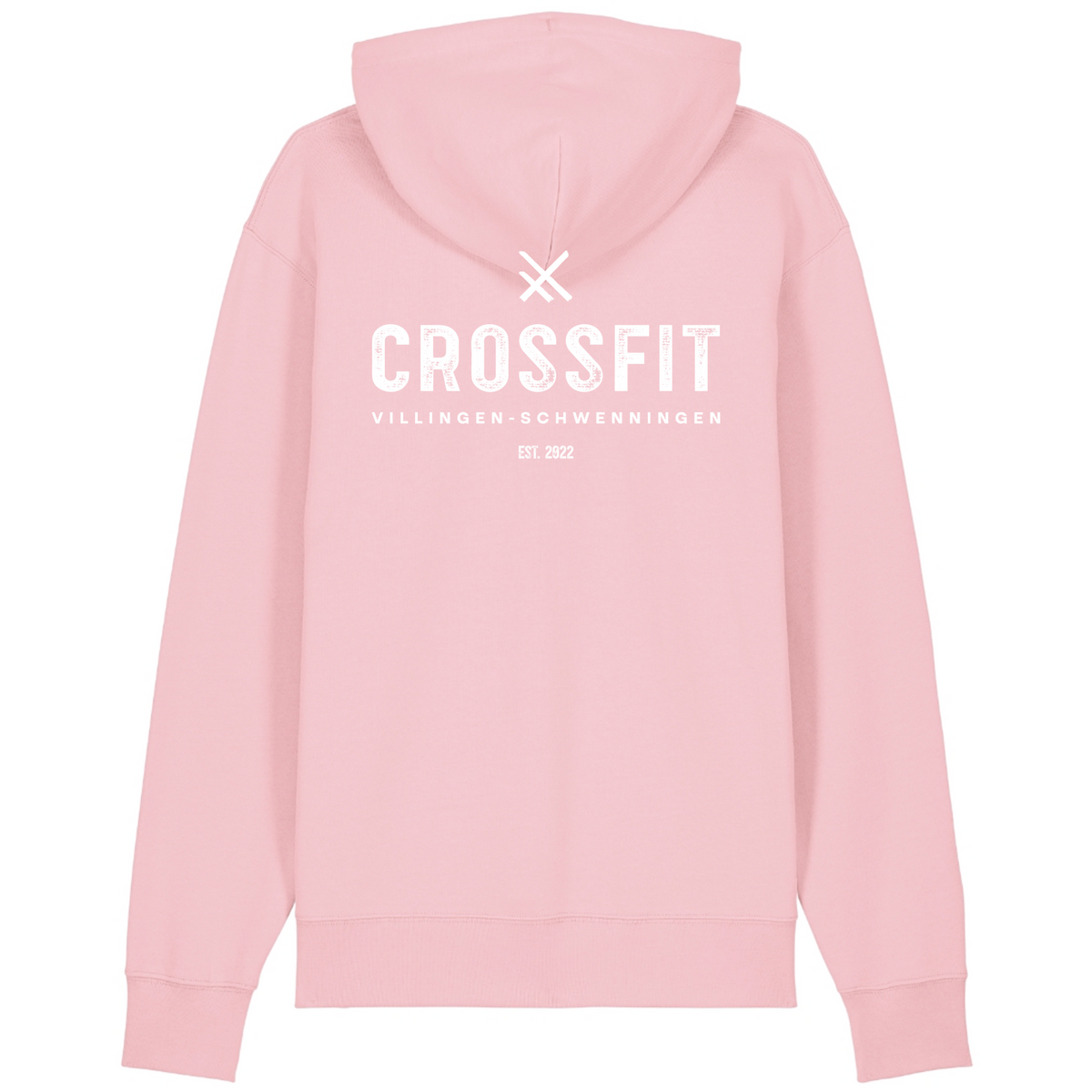 CrossFit VS -Unisex Athlete Hoodie X - Cotton Pink - Rueckseite