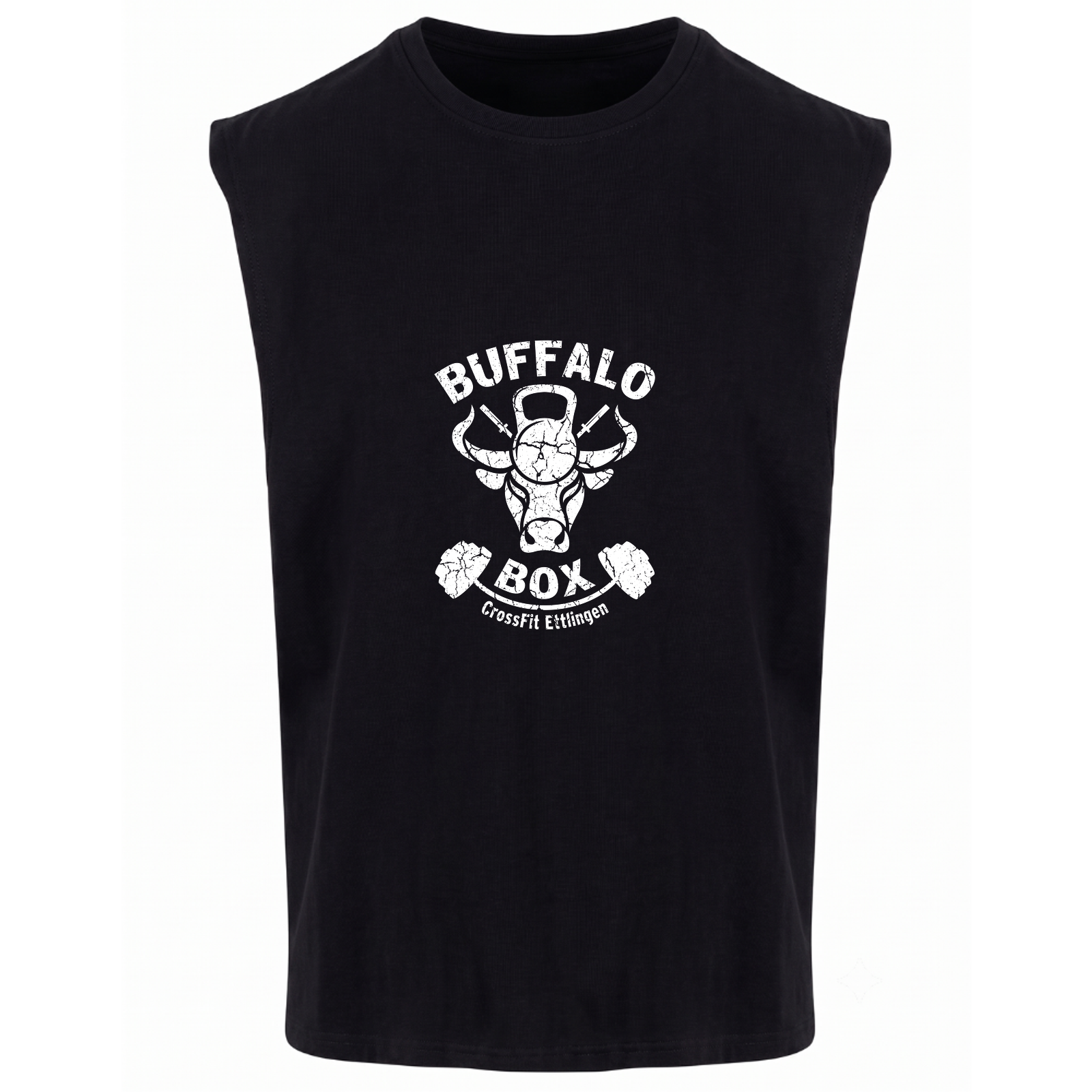 Buffalo Sleeveless Tee (n) - schwarz