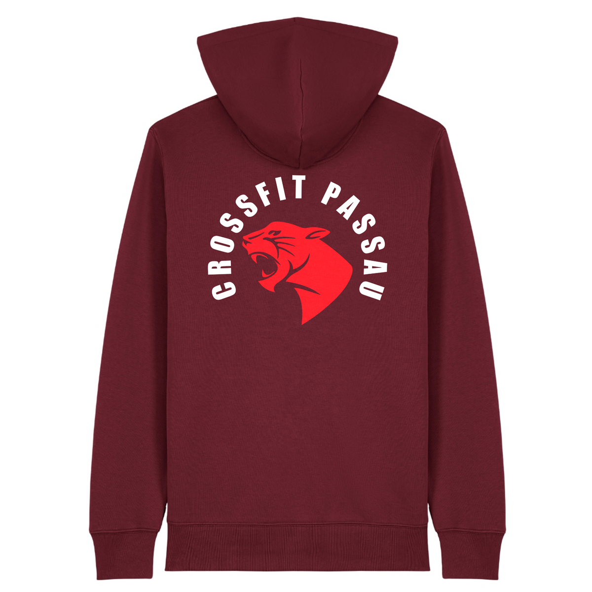CF Passau - Unisex Zipper - Burgundy - Rueckseite