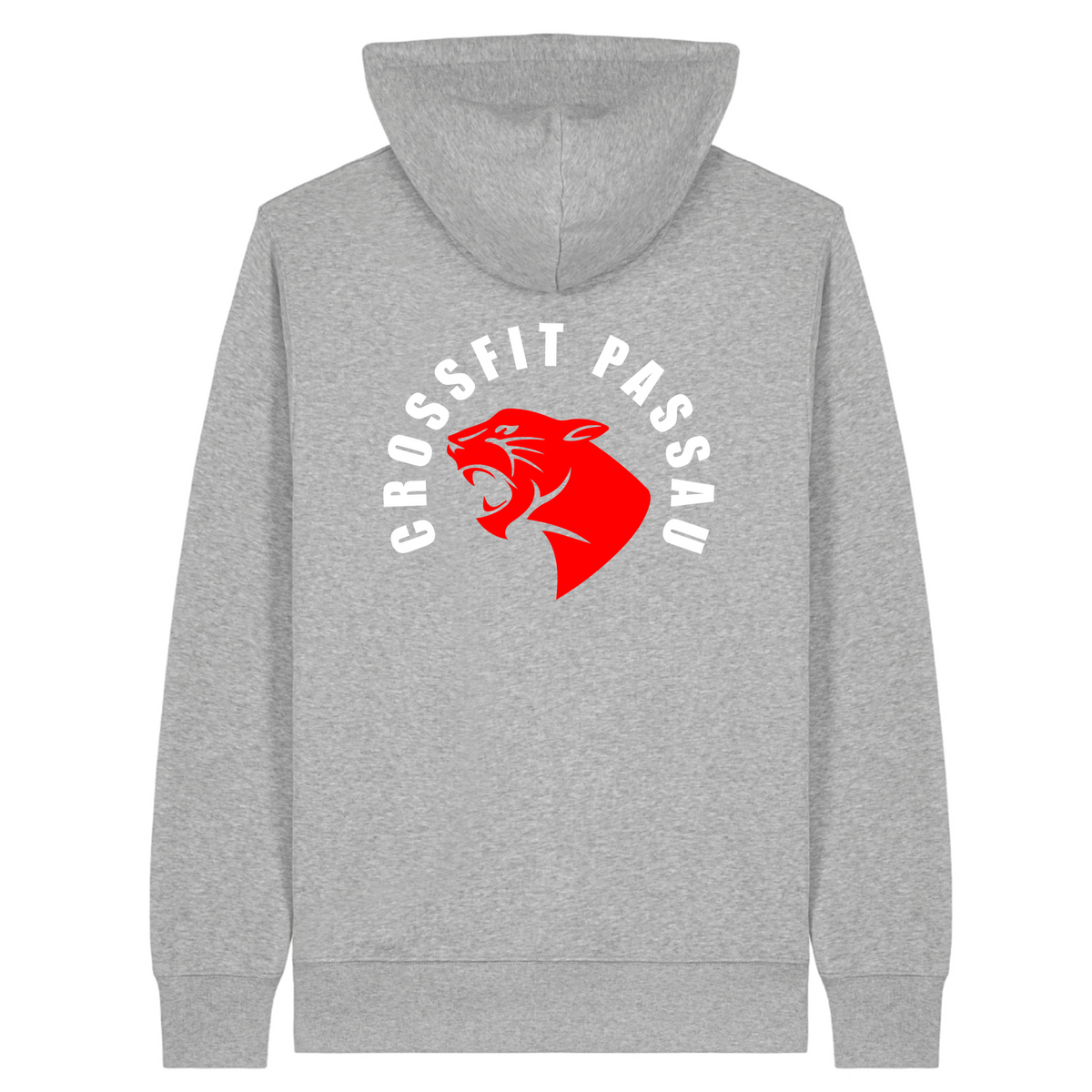 CF Passau - Unisex Zipper - Heather Grey - Rueckseite