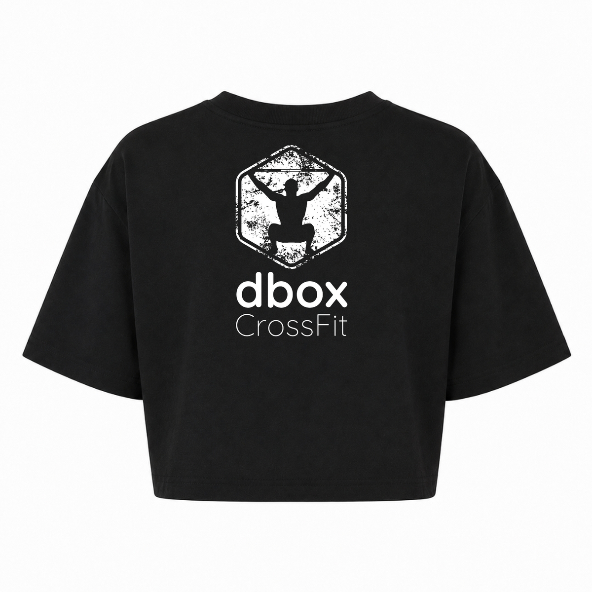 d box - Ladies Shirt Ladies Short Oversized Tee Logo Back - schwarz - Rueckseite