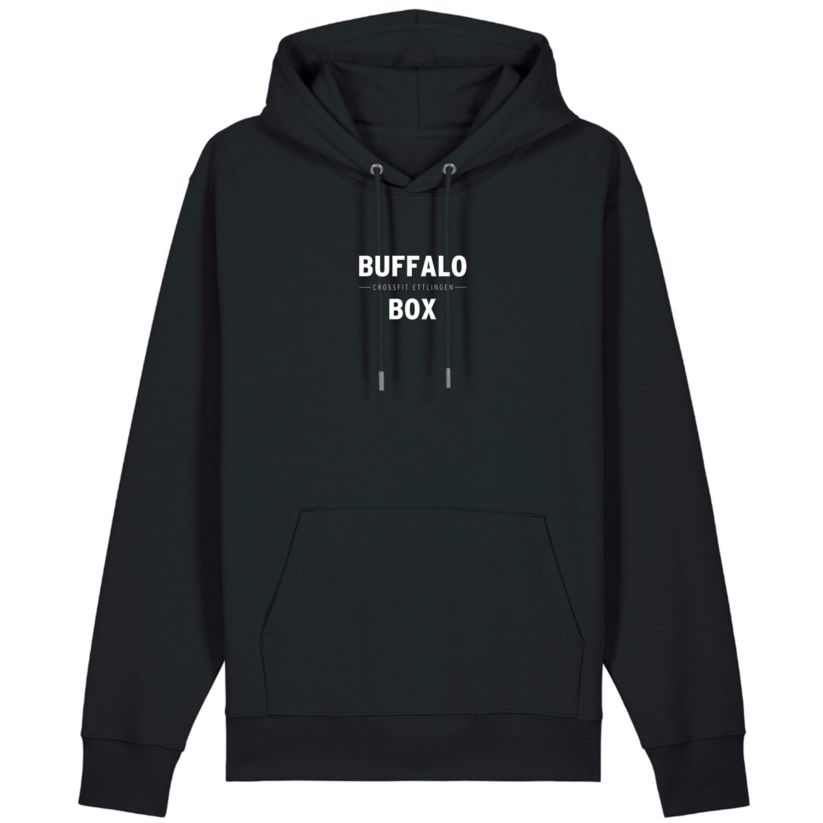 Buffalo Hoodie Small Logo Chest Unisex (n) - Black