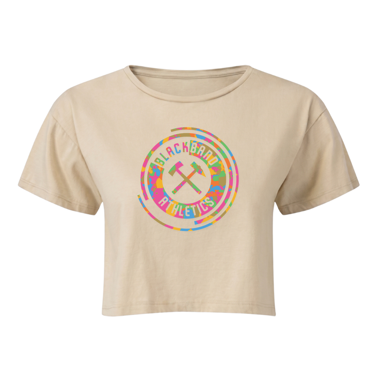 Blackband Athletics - Ladies Crop Top - nude