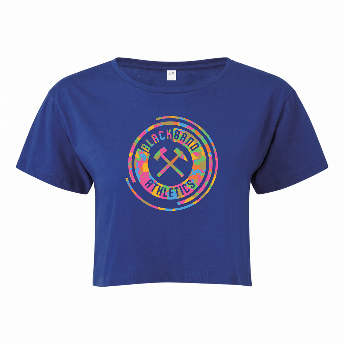 Blackband Athletics - Ladies Crop Top - royal