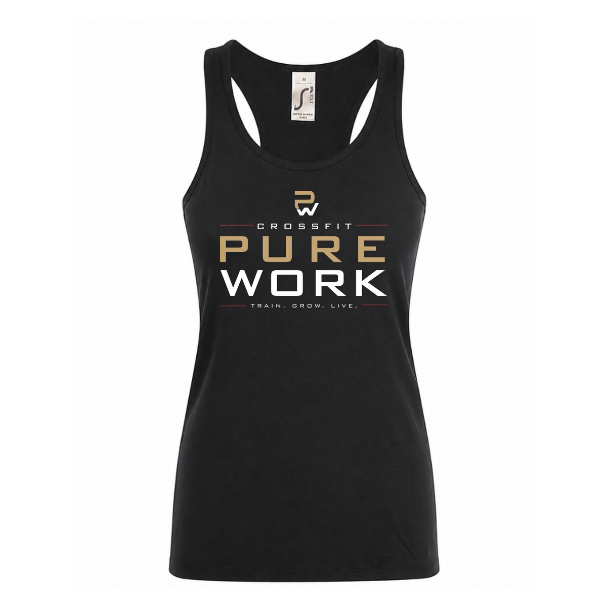 CF PureWork - Ladies Racerback Tank Top  - schwarz