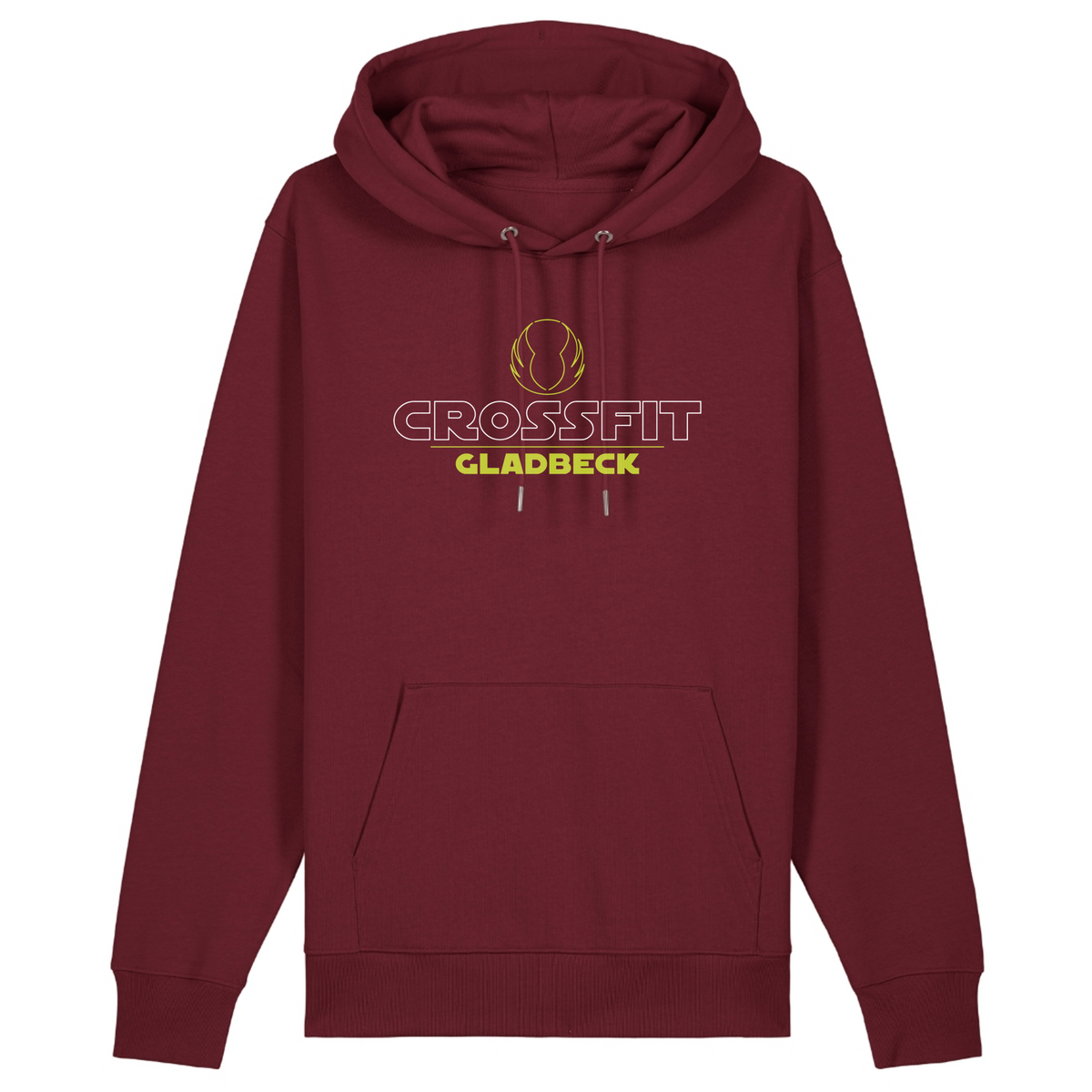 CF Gladbeck - Unisex-Hoodie, Bio-Baumwolle - Burgundy