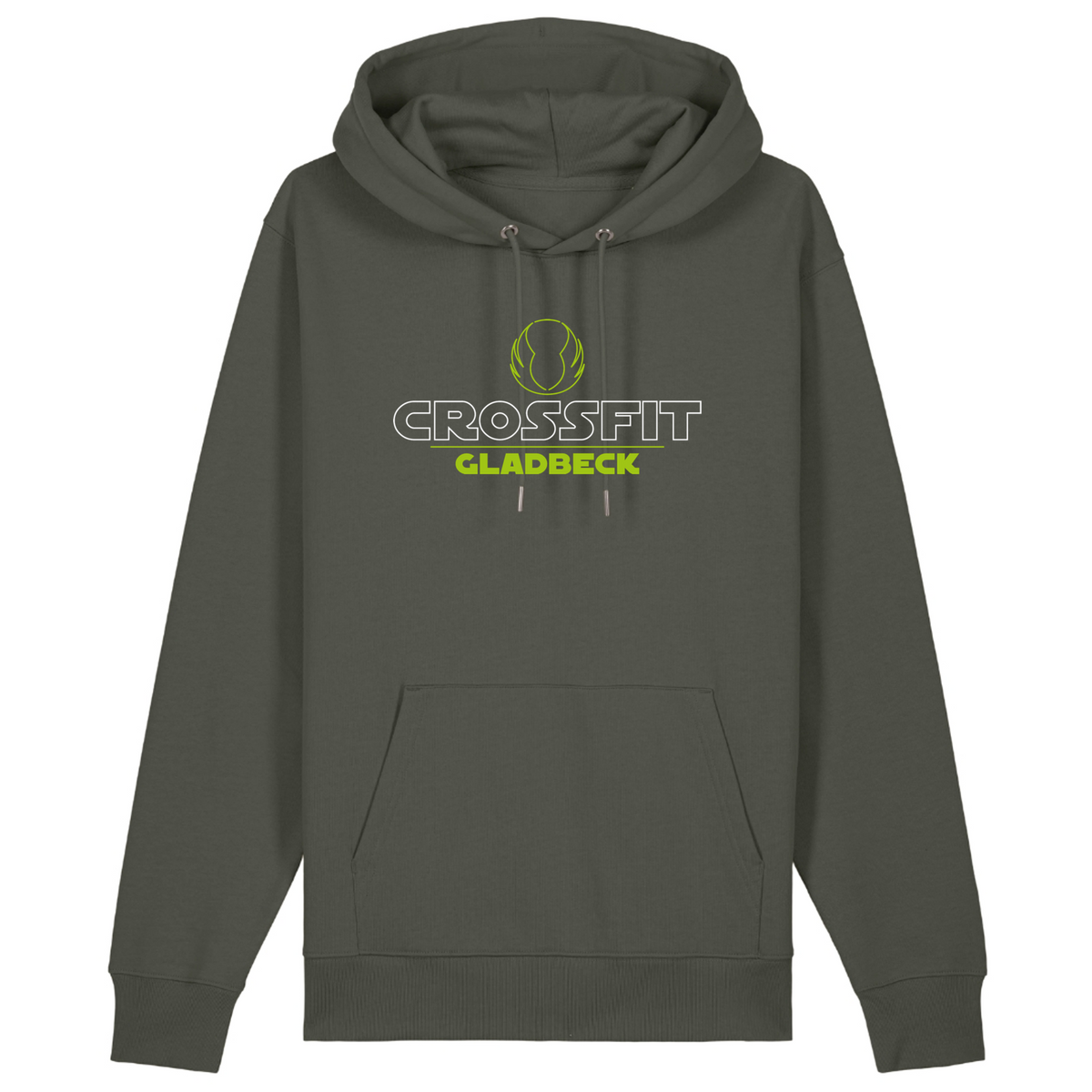 CF Gladbeck - Unisex-Hoodie, Bio-Baumwolle - Khaki