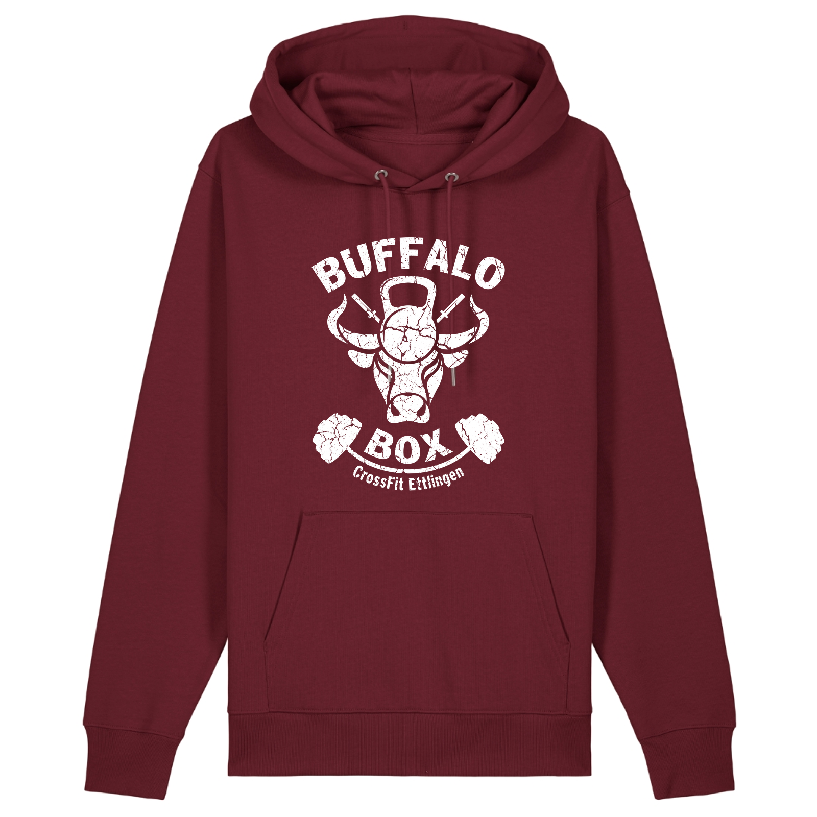 Buffalo Big Logo Premium Hoodie Unisex (nnn) - Burgundy