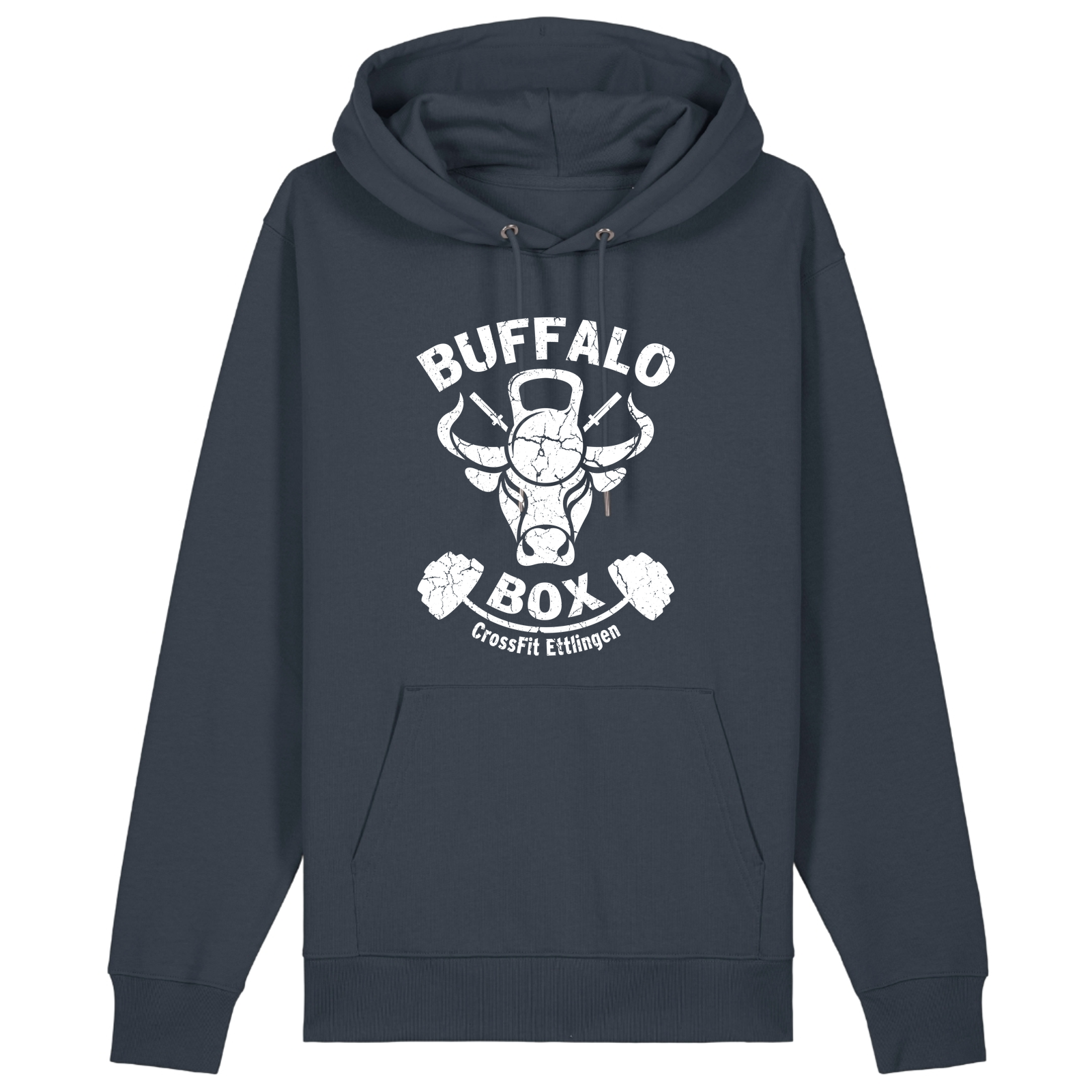Buffalo Big Logo Premium Hoodie Unisex (nnn) - India Ink Grey