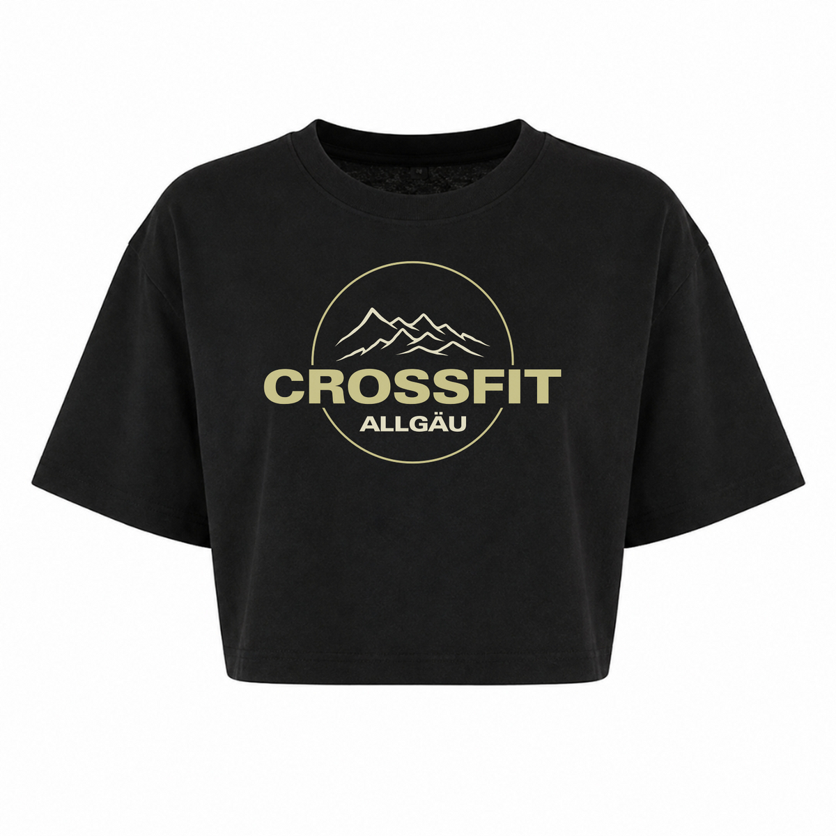 CrossFit Allgäu Team Ladies Short Oversized Tee - schwarz