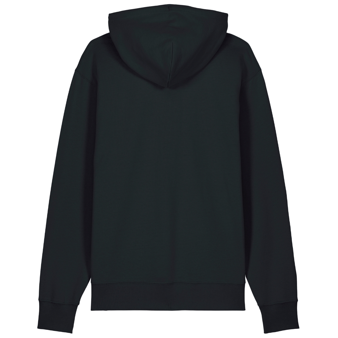 CF Leipzig - Male Shirt Cruiser 2.0 – Premium Unisex-Hoodie, Bio-Baumwolle - Black - Rueckseite