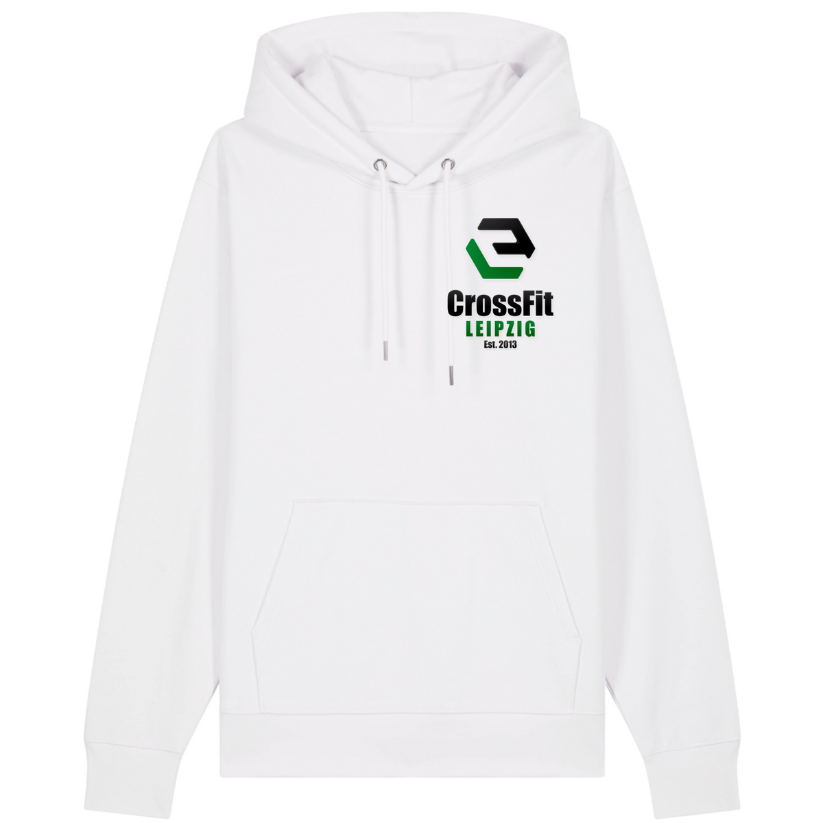 CF Leipzig - Male Shirt Cruiser 2.0 – Premium Unisex-Hoodie, Bio-Baumwolle - White