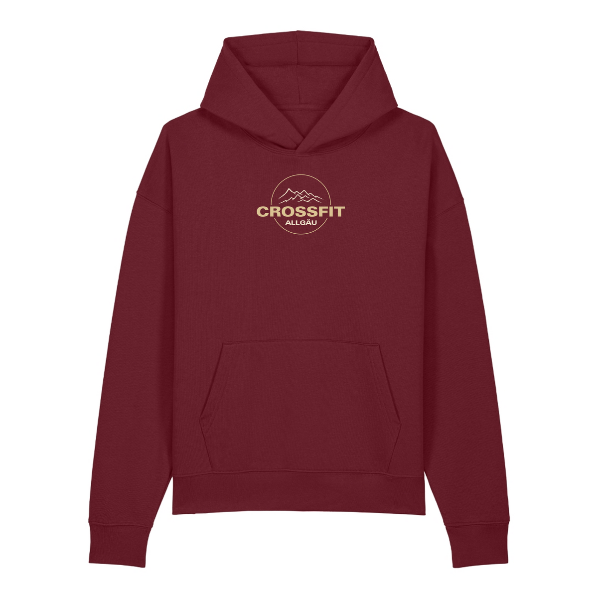 CrossFit Allgäu - Hoodie Double Logo (n) - Burgundy