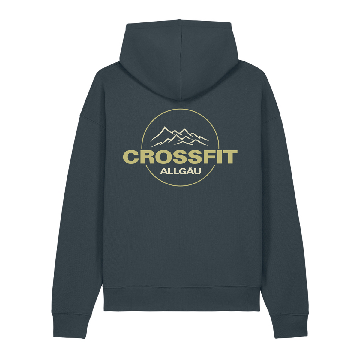 CrossFit Allgäu - Hoodie Double Logo (n) - India Ink Grey - Rueckseite