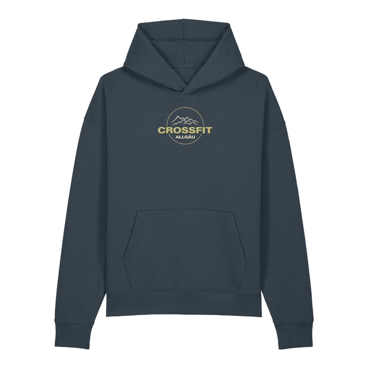 CrossFit Allgäu - Hoodie Double Logo (n) - India Ink Grey