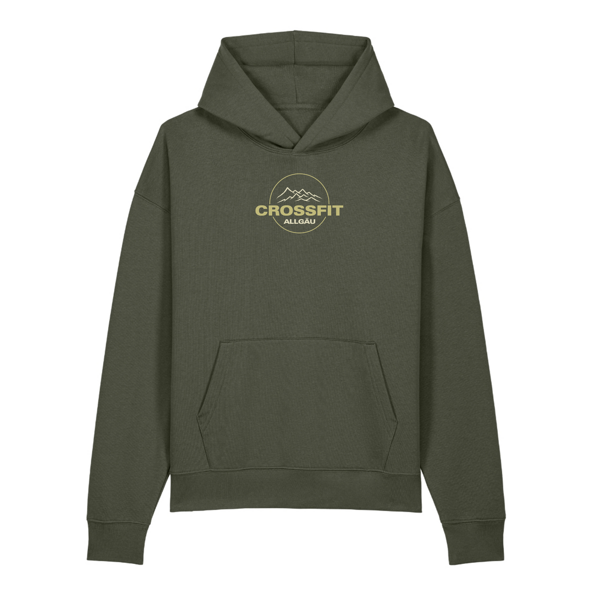 CrossFit Allgäu - Hoodie Double Logo (n) - Khaki