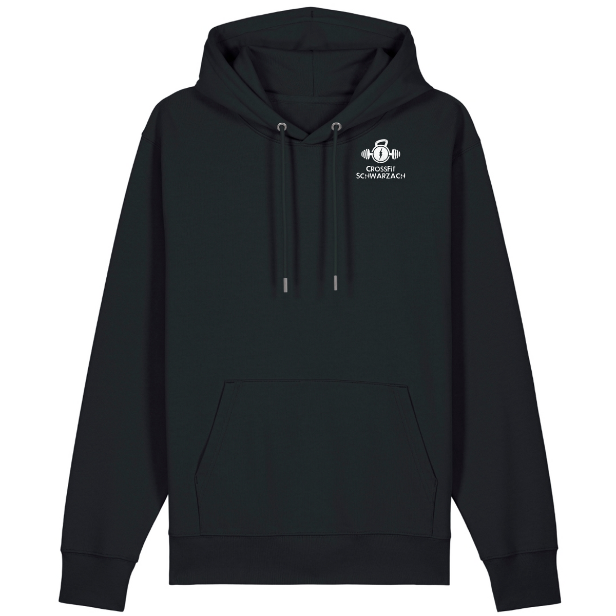 CF Schwarzach - Male Shirt Cruiser 2.0 – Premium Unisex-Hoodie, Bio-Baumwolle - Black