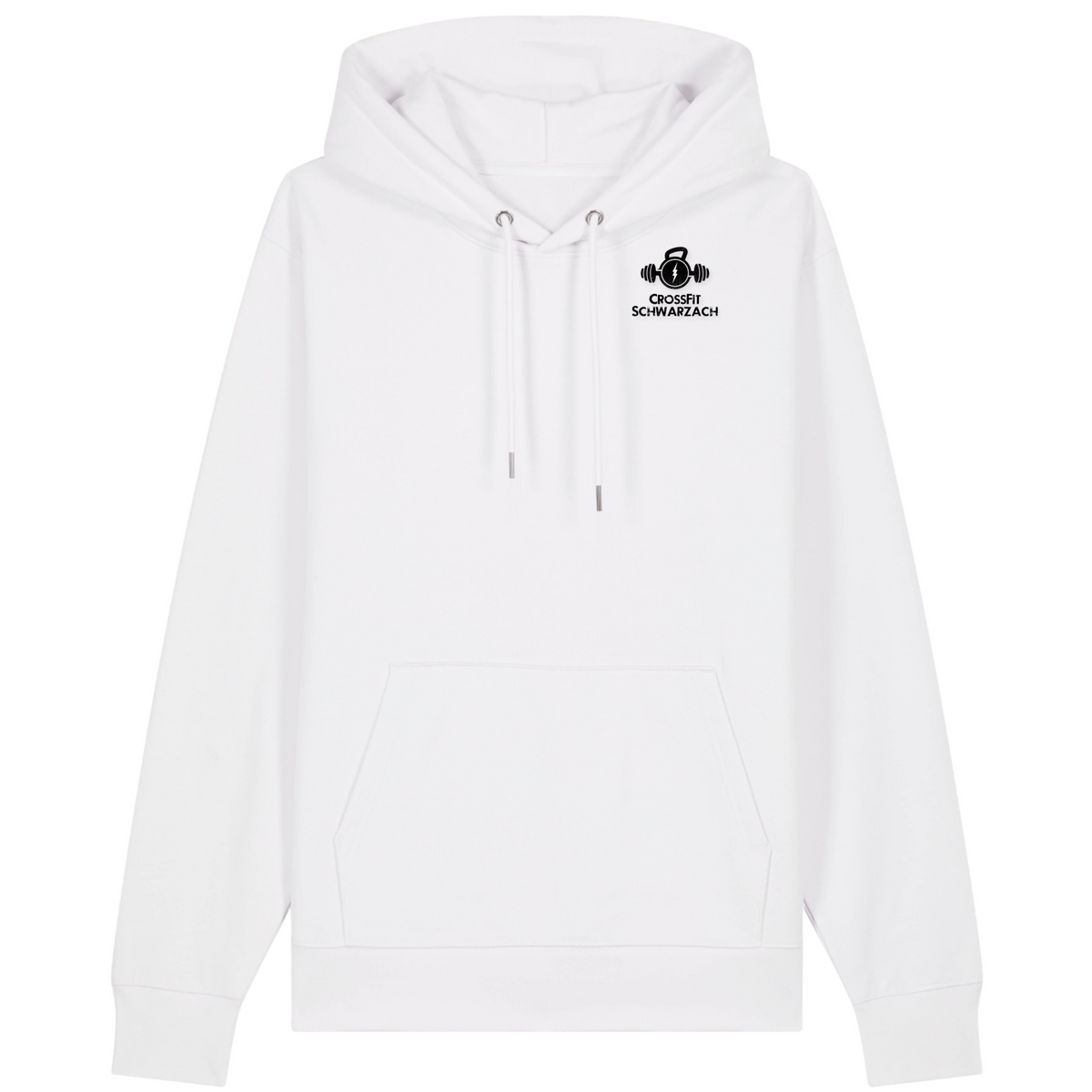 CF Schwarzach - Male Shirt Cruiser 2.0 – Premium Unisex-Hoodie, Bio-Baumwolle - White