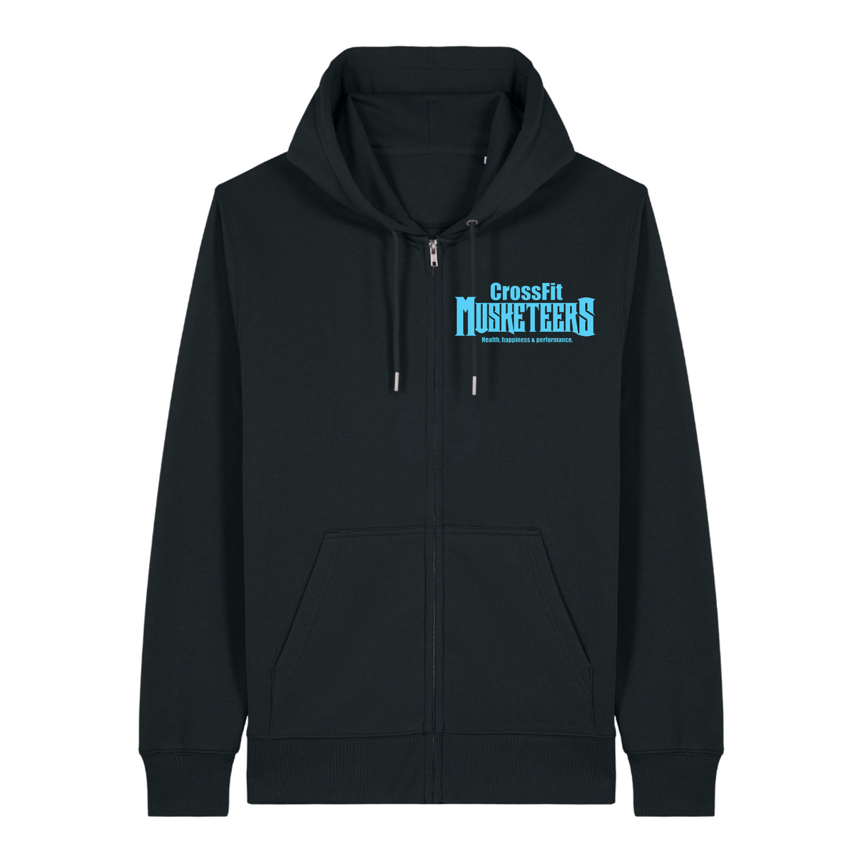 CF Musketeers -Unisex Zipper Jacke - Black