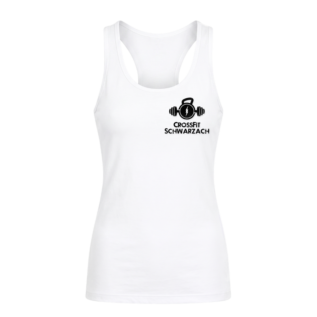CF Schwarzach - Male Shirt Women Tank Top Racerback - weiß