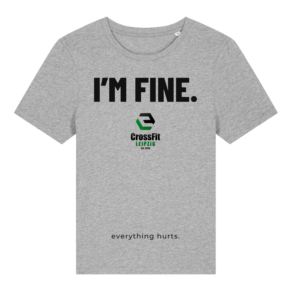 CF Leipzig - I´m Fine Ladies Shirt - Heather Grey