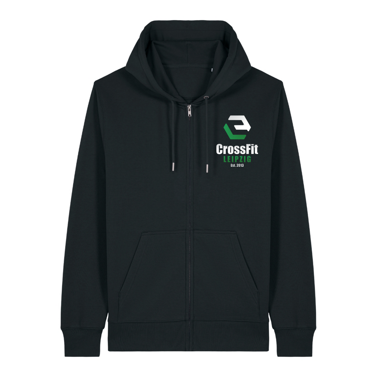 CF Leipzig - Unisex Zipper Hoodie (Jacke) - Black