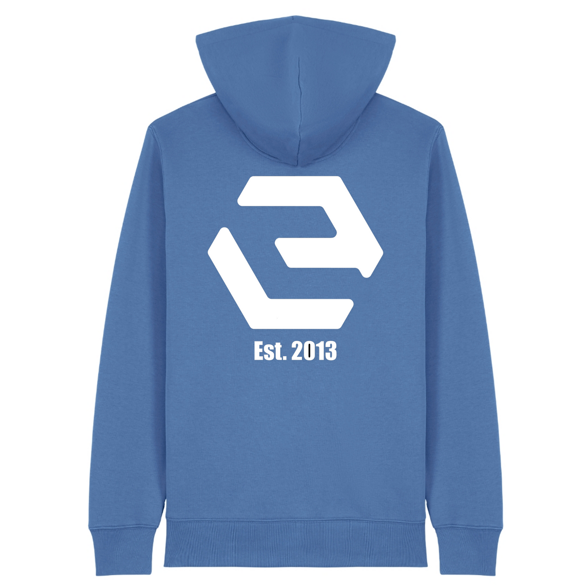 CF Leipzig - Unisex Zipper Hoodie (Jacke) - Bright Blue - Rueckseite