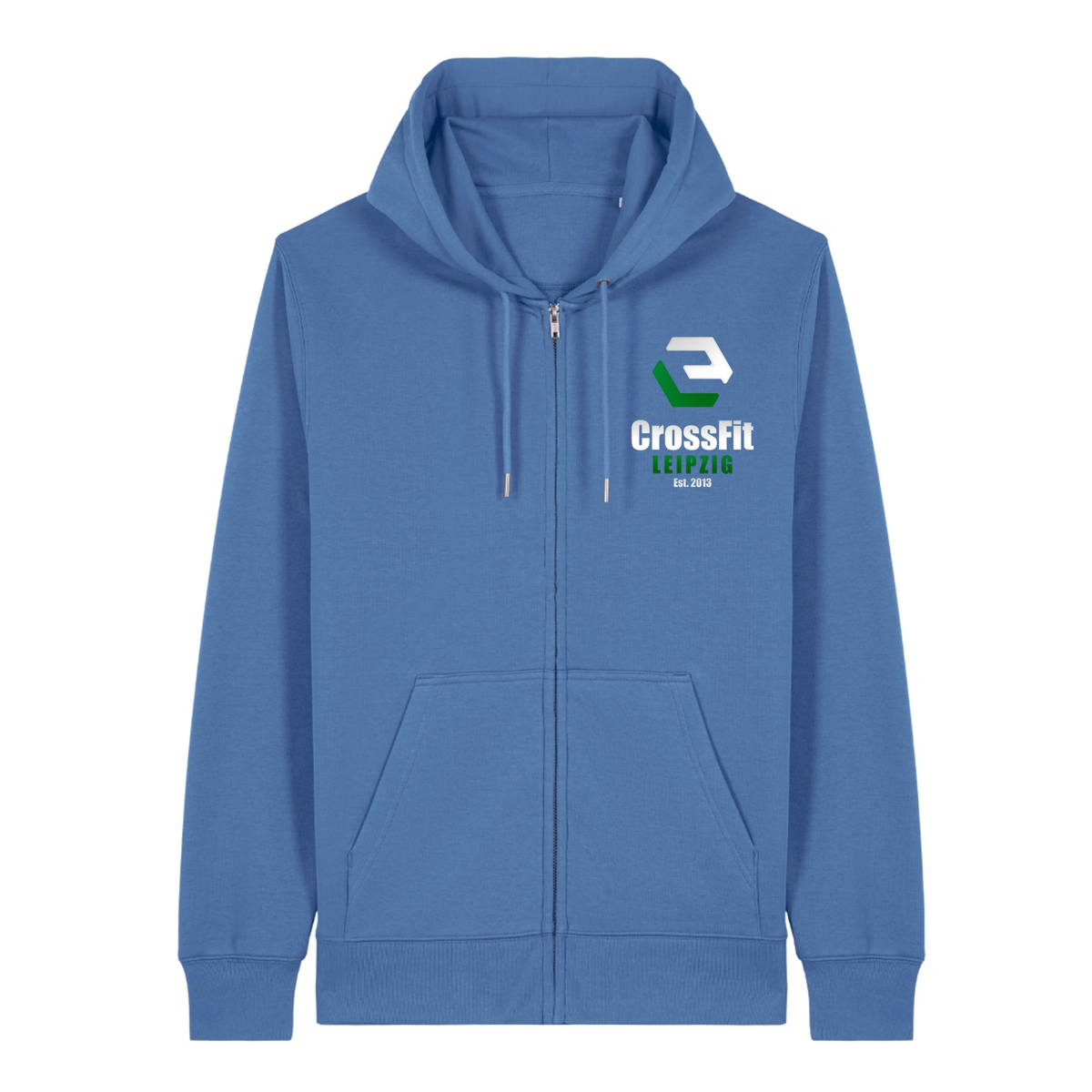 CF Leipzig - Unisex Zipper Hoodie (Jacke) - Bright Blue