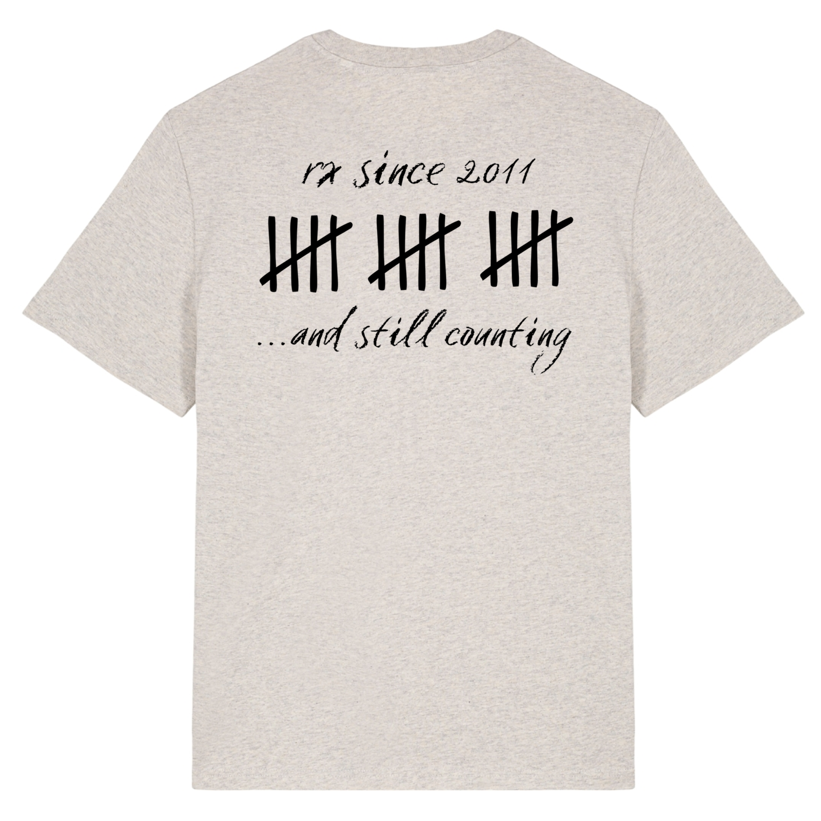 CF Mainz - Unisex Jubiläumsshirt (N) - Heather Haze Grey  - Rueckseite