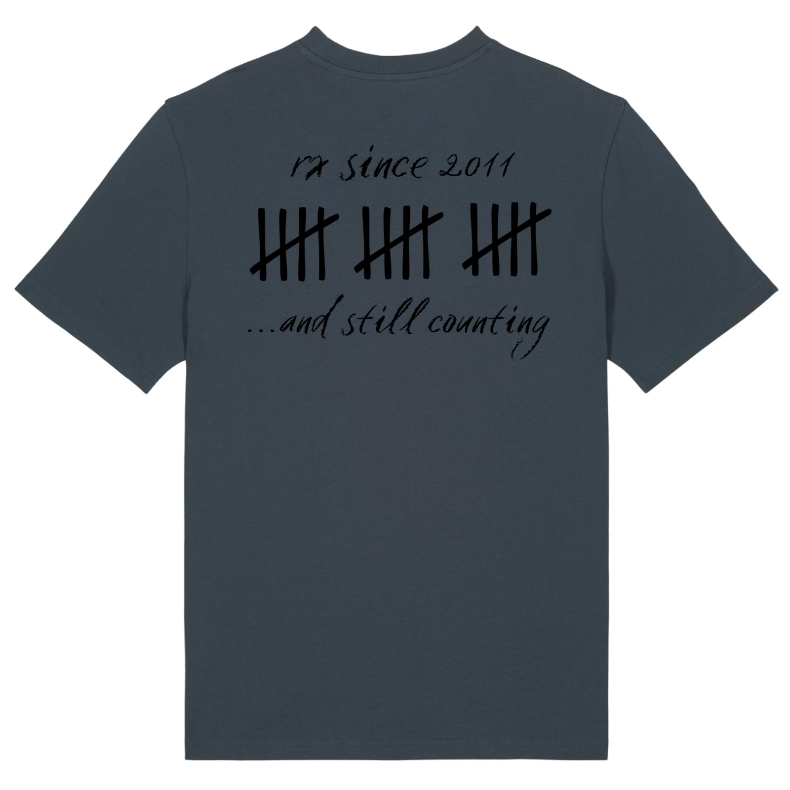 CF Mainz - Unisex Jubiläumsshirt (N) - India Ink Grey - Rueckseite