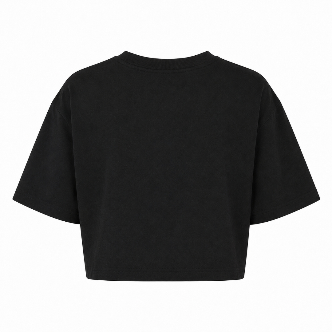 zündstoff - Men's Shirt 1 Ladies Short Oversized Tee - schwarz - Rueckseite