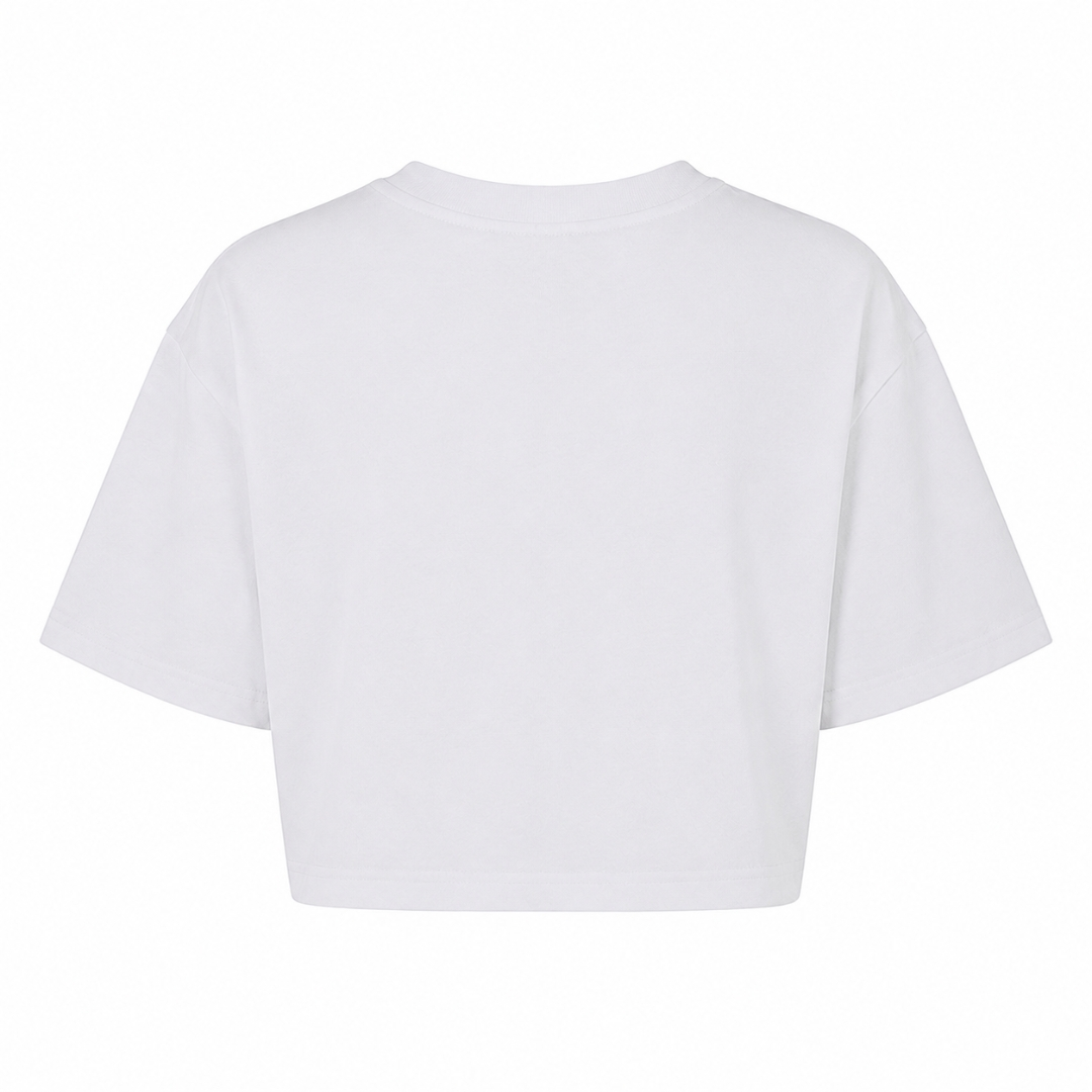 zündstoff - Men's Shirt 1 Ladies Short Oversized Tee - weiß - Rueckseite