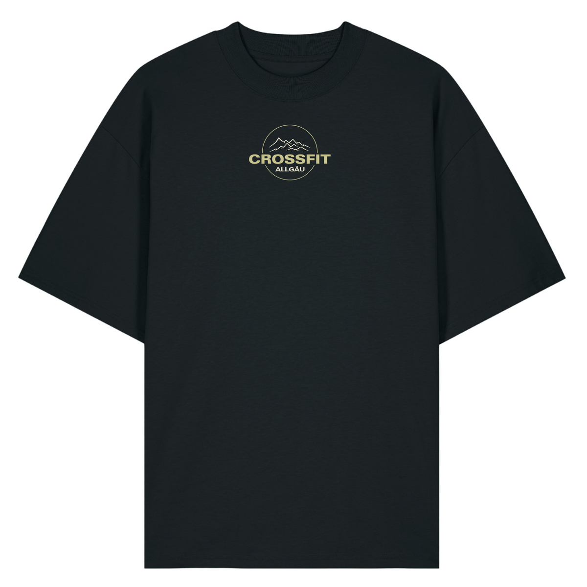 CrossFit Allgäu - Oversized Shirt double Logo (n) - Black