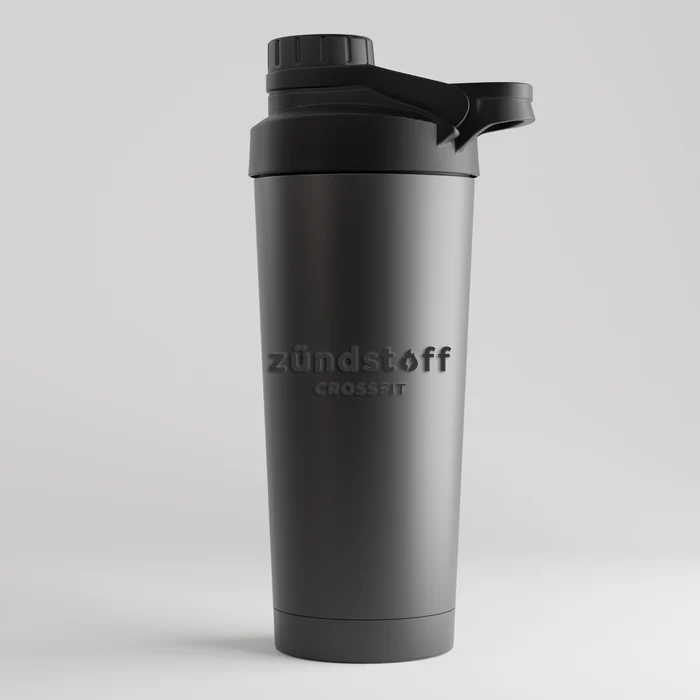 Zündstoff - Edelstahl Shaker schwarz graviert - Schwarz