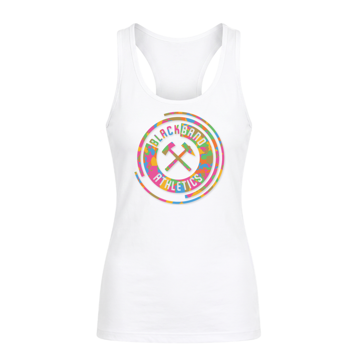 Blackband Athletics - Ladies Racerback Tank Top - weiß