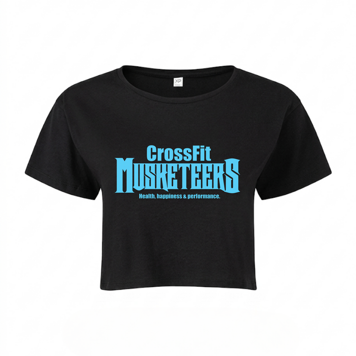 CF Musketeers - Kids Oversized Shirt Womens Crop Top - schwarz