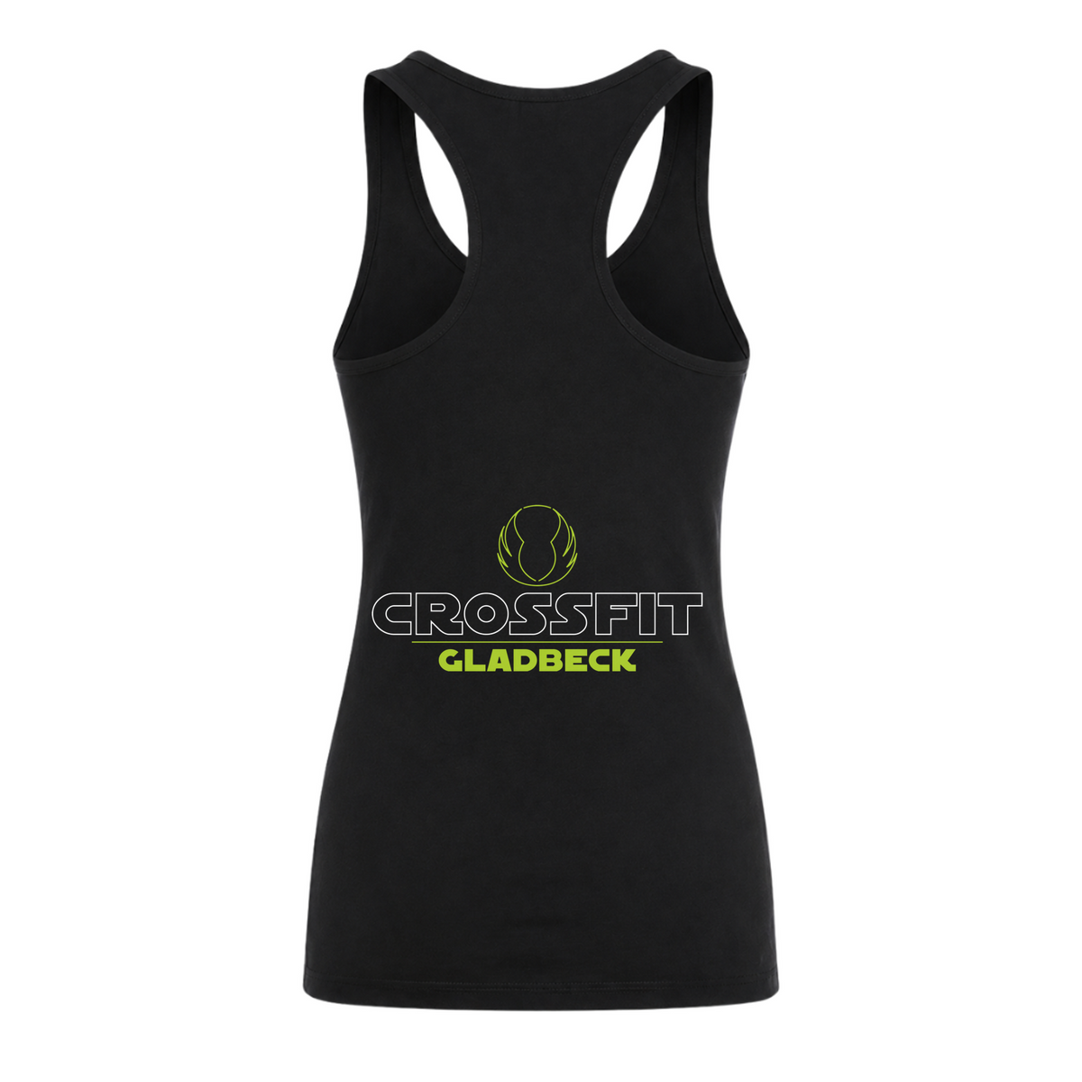 CF Gladbeck - Ladies Shirt N Women Tank Top Racerback - schwarz - Rueckseite