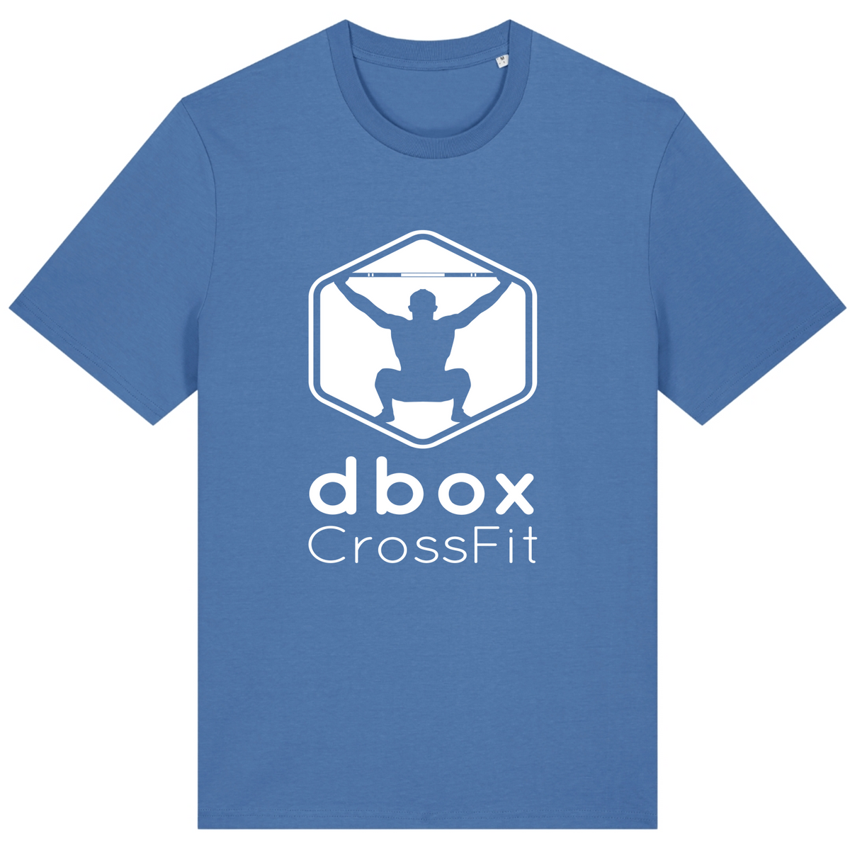 d box - Big Logo Male Shirt - Bright Blue
