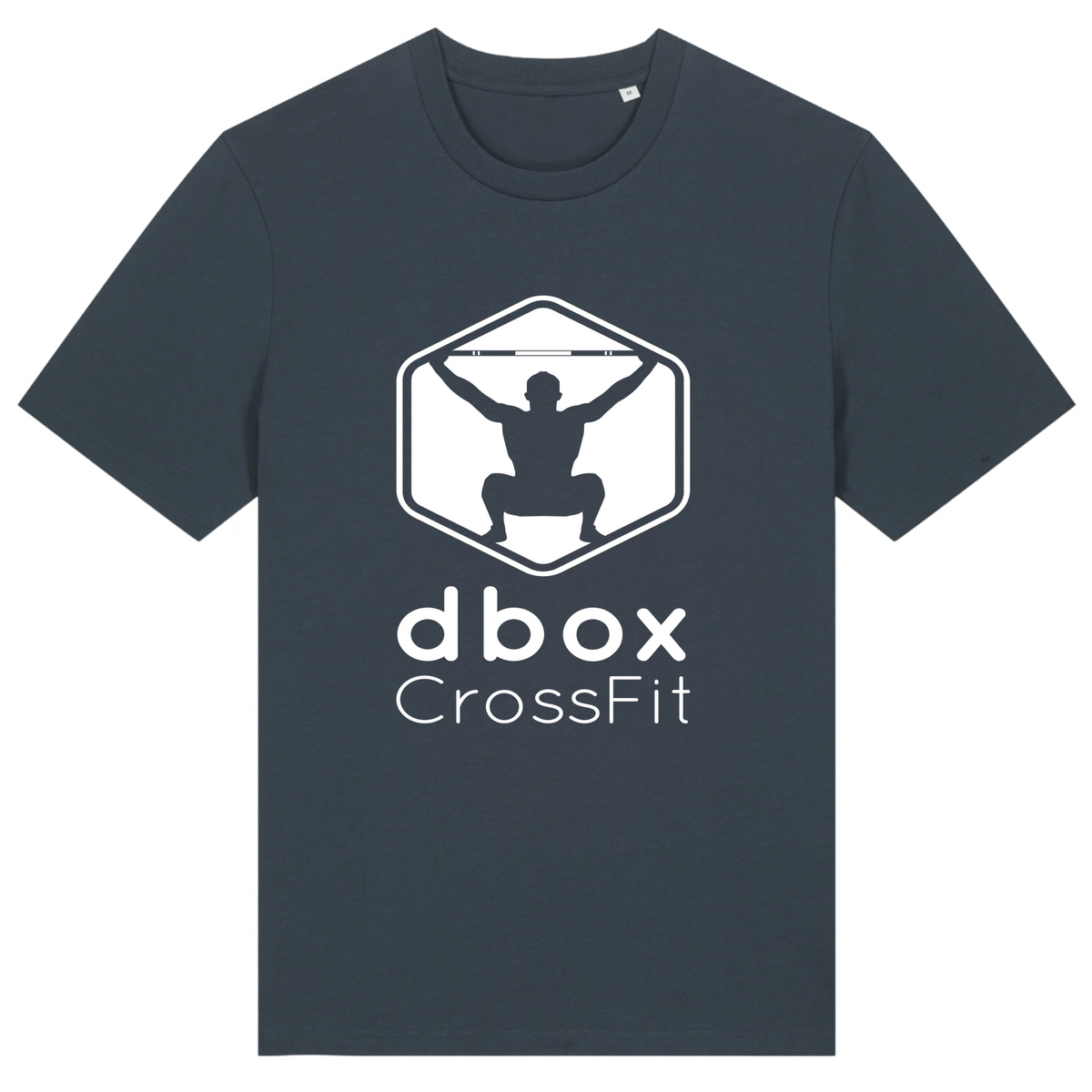 d box - Big Logo Male Shirt - India Ink Grey