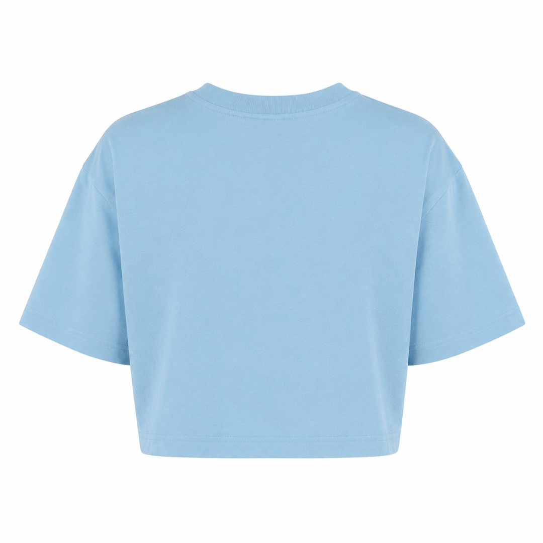 CF Bielefeld - Male Shirt Ladies Short Oversized Tee - powder blue - Rueckseite