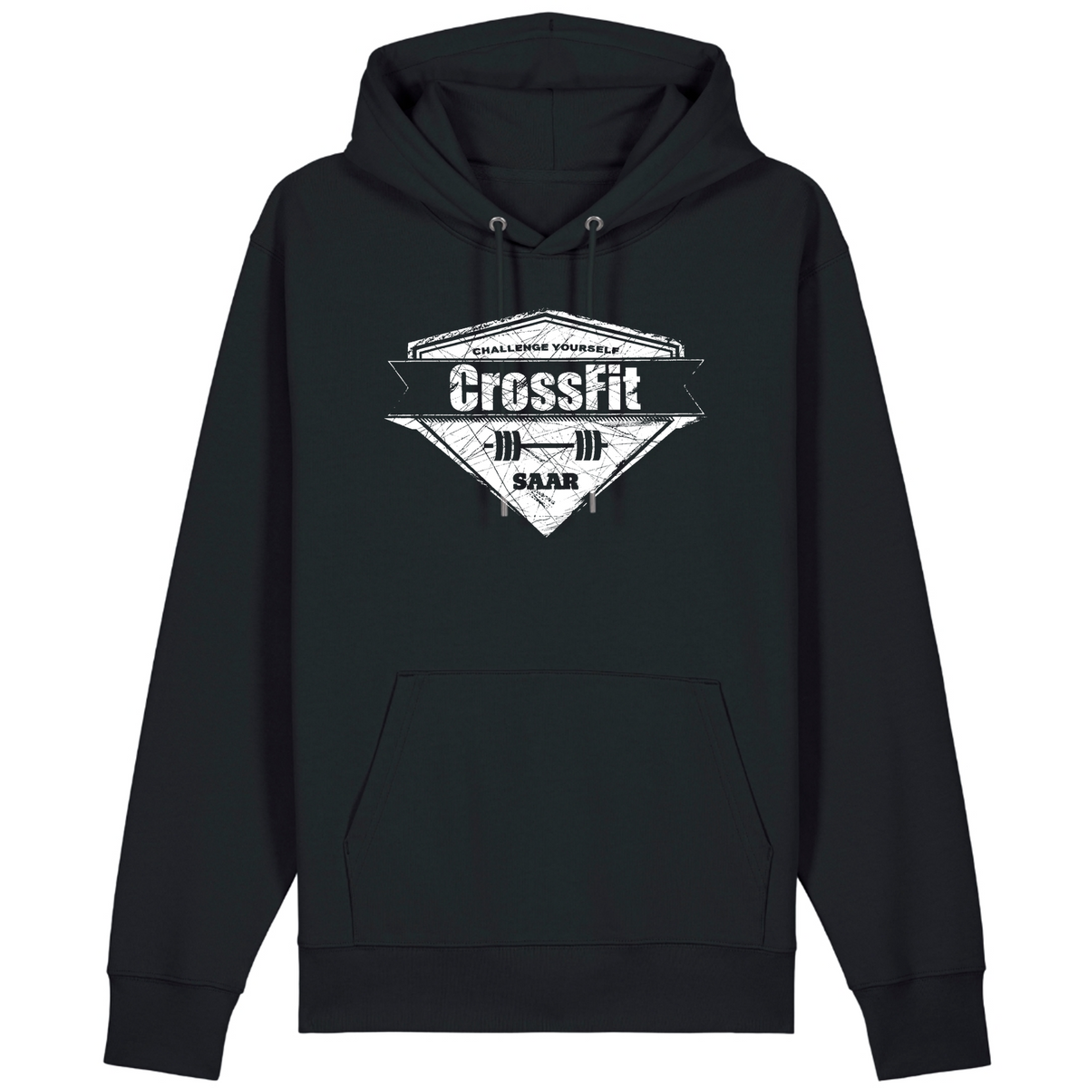 CF Saar - Male Shirt Cruiser 2.0 – Premium Unisex-Hoodie, Bio-Baumwolle - Black