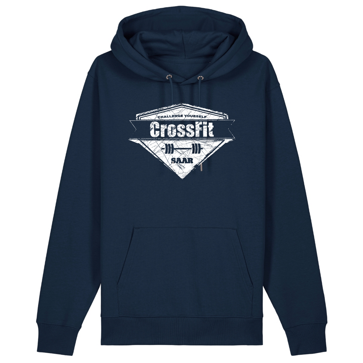 CF Saar - Male Shirt Cruiser 2.0 – Premium Unisex-Hoodie, Bio-Baumwolle - French Navy