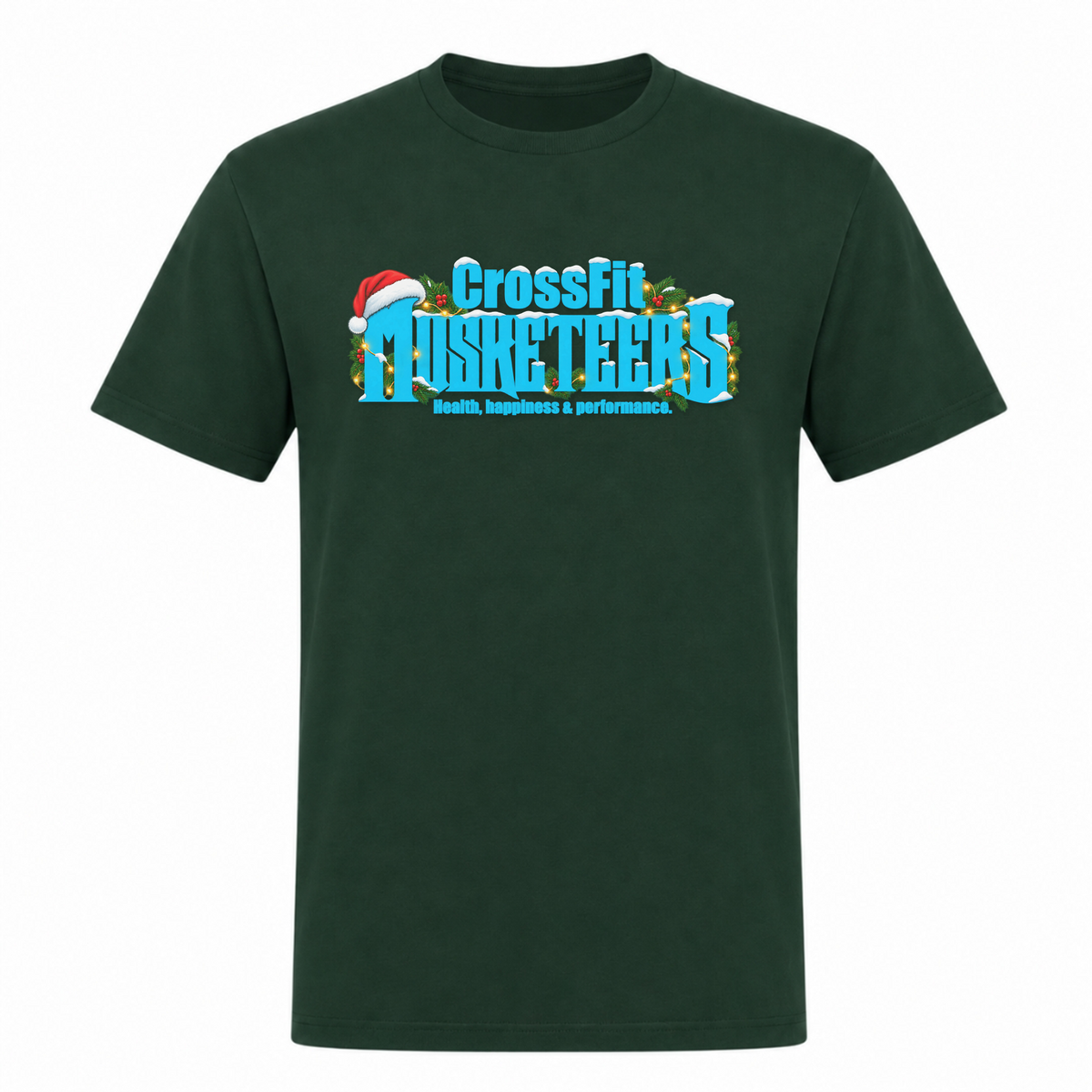 CF Musketeers - Xmas Collection Ladies Shirt Basic Unixes T-Shirt - Bottle Green