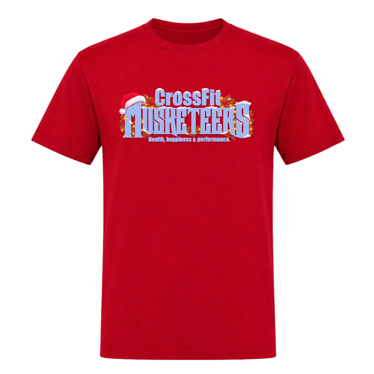 CF Musketeers - Xmas Collection Ladies Shirt Basic Unixes T-Shirt - rot