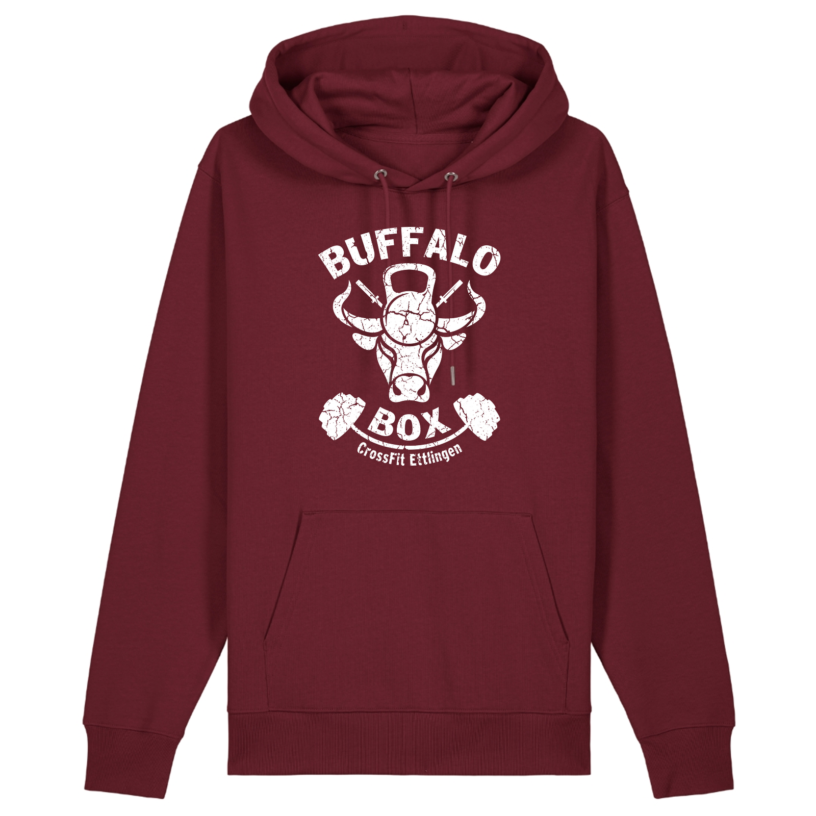 Buffalo Big Logo Premium Hoodie Unisex (n) - Burgundy