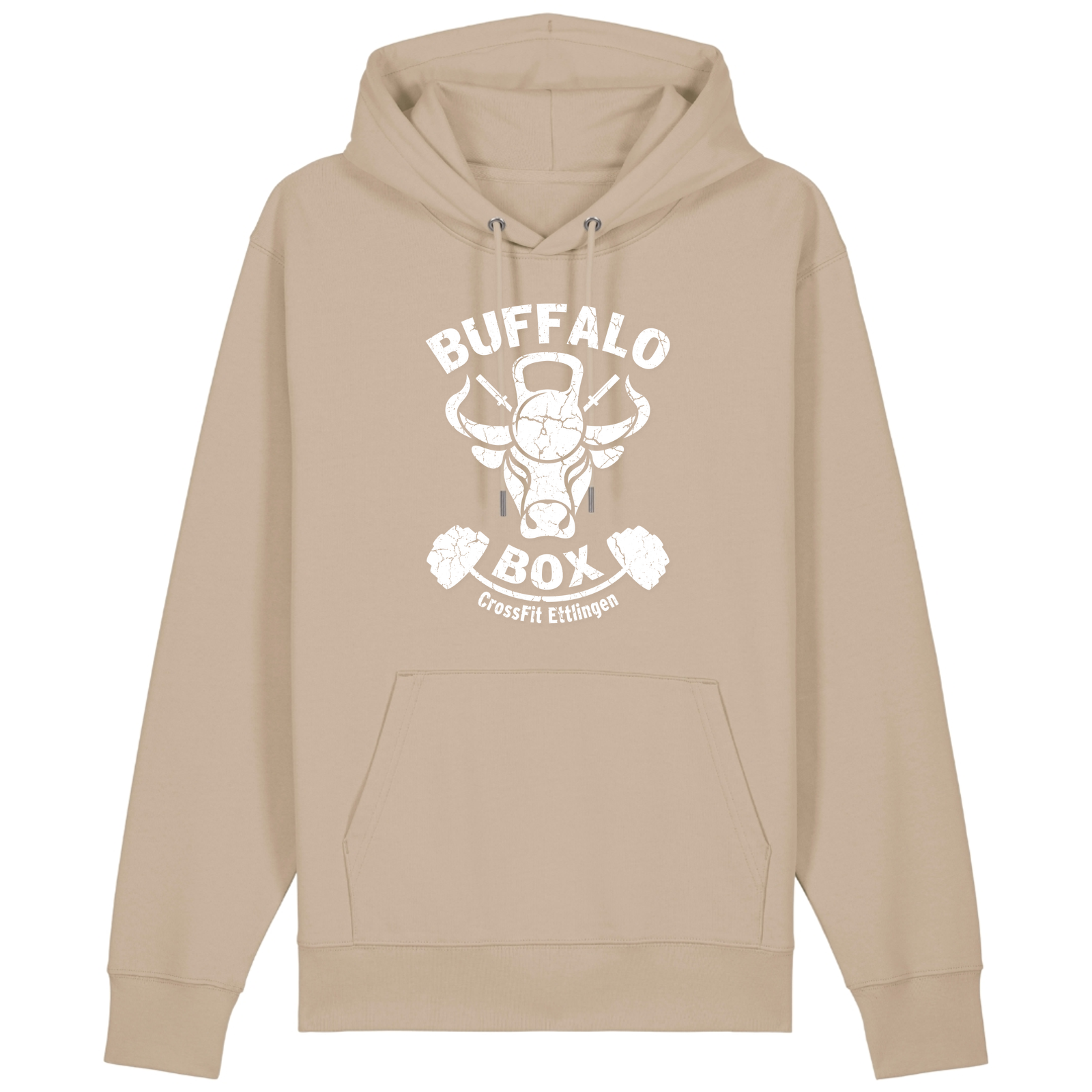 Buffalo Big Logo Premium Hoodie Unisex (n) - Desert Dust