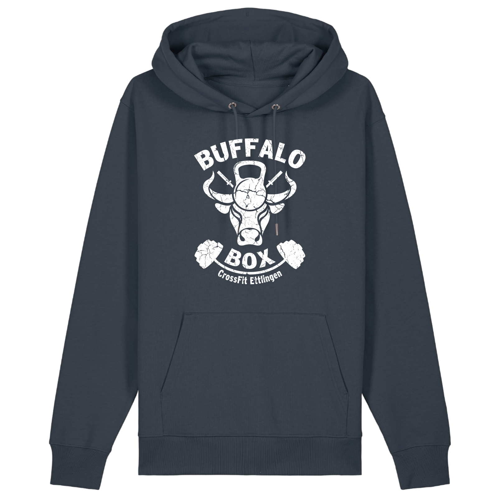 Buffalo Big Logo Premium Hoodie Unisex (n) - India Ink Grey
